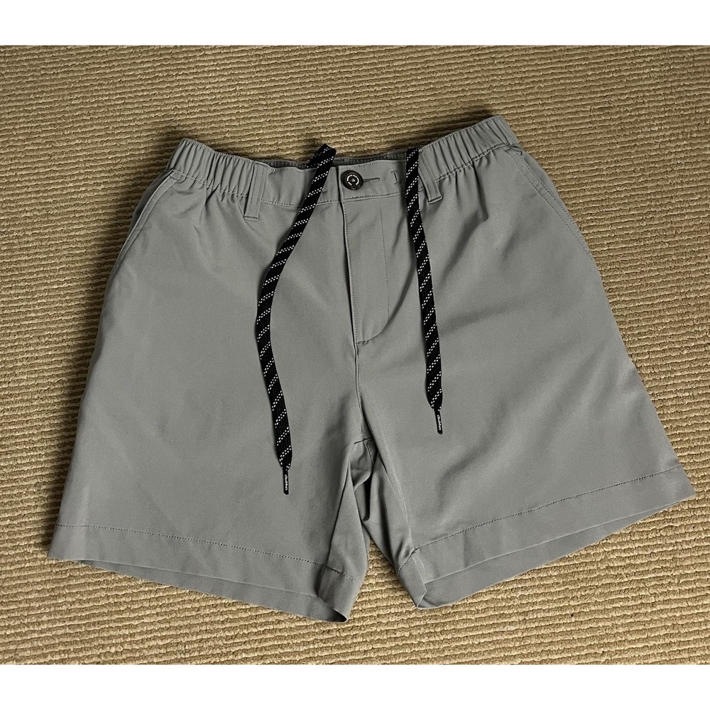 Chubbies Everywear 6" Shorts Men's Small Gray Performance Stretch Drawstring